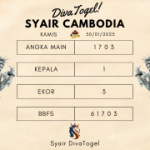 Prediksi Syair Cambodia 30 Januari 2025