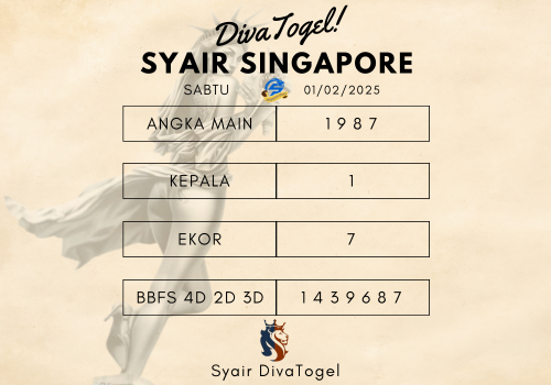 Prediksi Syair SGP 01 Februari 2025