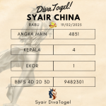 Prediksi Syair China 19 Februari 2025