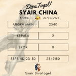 Prediksi Syair China 20 Februari 2025