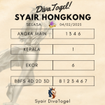 Prediksi Syair Hongkong 04 Februari 2025