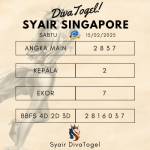 Prediksi Syair SGP 15 Februari 2025